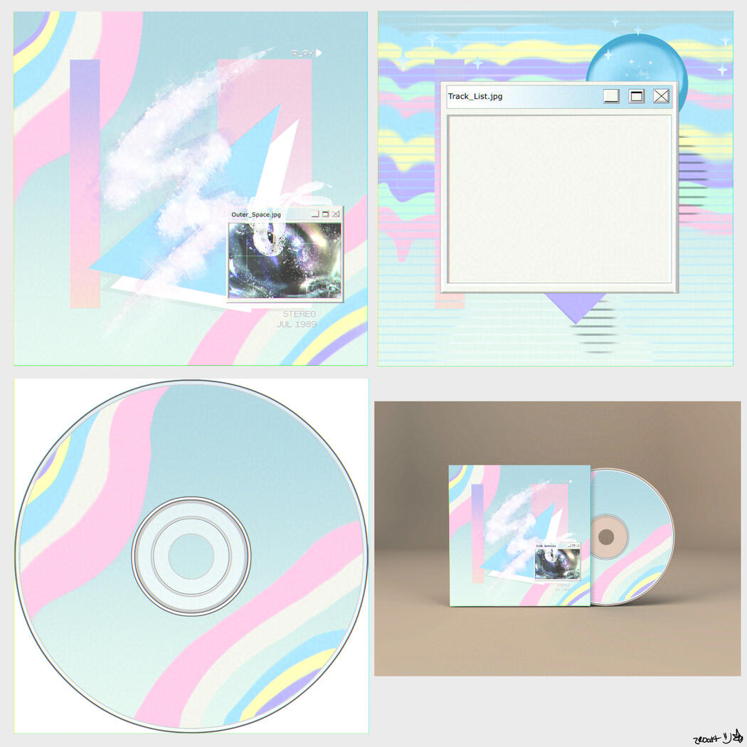 Totally 80&#39;s album cover sample 2